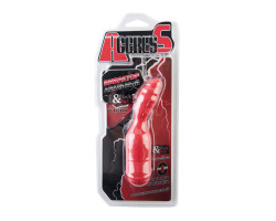 Анальный вибратор TOYFA Black&Red, 10 режимов вибрации, силиконовый, красный, 11,4 см-foto3