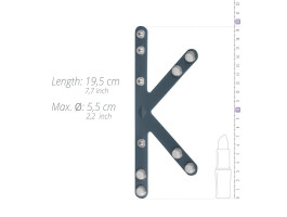 Эрекционное кольцо с разделителем яичек V-образной формы-foto4