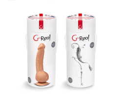 Gvibe Greal - супер-реалистичный вибратор из Bioskin, 22х3.7 см.-foto2