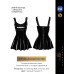 Платье Short PVC dress with frilled shoulder straps S