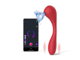 Вибратор Magic Motion Bobi красный