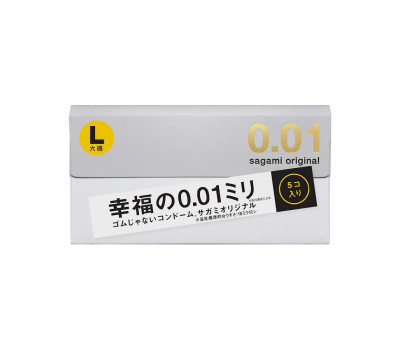 Презервативы Sagami Original 001 полиуретановые 5шт. Large