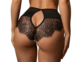 Высокие трусики с кружевом шантильи и пикантными вырезами (Easy to love) (S/M (42-44)) Высокие трусики с кружевом шантильи и пикантными вырезами (Easy to love) (S/M (42-44))