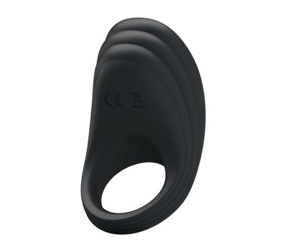 Кольцо эрекционное с вибрацией, 7 режимов вибрации, цвет чёрный арт. BI-210150