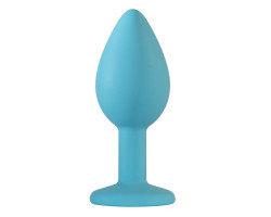 Анальная пробка Emotions Cutie Small Turquoise light purple crystal 4011-05Lola-foto5