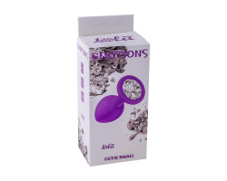 Анальная пробка Emotions Cutie Small Purple clear crystal 4011-04Lola