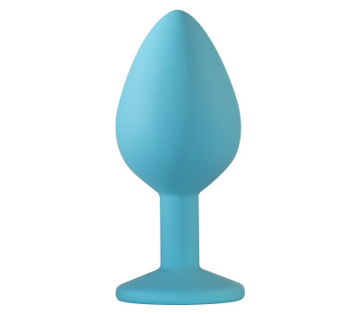 Анальная пробка Emotions Cutie Medium Turquoise pink crystal 4012-03Lola