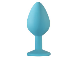 Анальная пробка Emotions Cutie Medium Turquoise light purple crystal 4012-04Lola-foto4