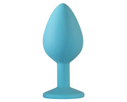 Анальная пробка Emotions Cutie Medium Turquoise light purple crystal 4012-04Lola-foto7