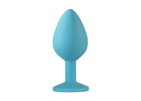 Анальная пробка Emotions Cutie Medium Turquoise light purple crystal 4012-04Lola