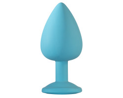 Анальная пробка Emotions Cutie Large Turquoise pink crystal 4013-03Lola-foto4