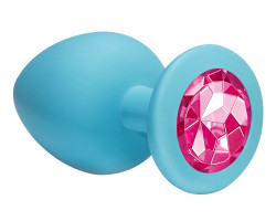 Анальная пробка Emotions Cutie Large Turquoise pink crystal 4013-03Lola-foto8