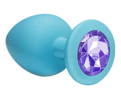 Анальная пробка Emotions Cutie Large Turquoise light purple crystal 4013-04Lola-foto8