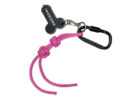 Брелок "I love Desire" в ассортименте с подвесом model-05 (черный с тонким розовым шнуром)