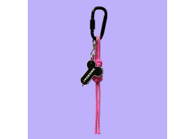 Брелок "I love Desire" в ассортименте с подвесом model-05 (черный с тонким розовым шнуром)-foto2