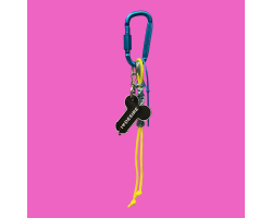 Брелок "I love Desire" в ассортименте с подвесом model-06 (голубой с желто-голубым шнуром)-foto2