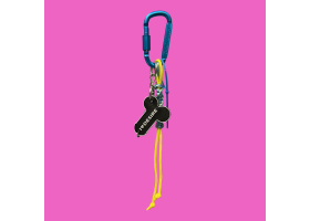 Брелок "I love Desire" в ассортименте с подвесом model-06 (голубой с желто-голубым шнуром)-foto2