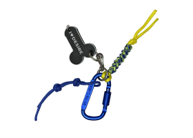 Брелок "I love Desire" в ассортименте с подвесом model-07 (синий с желто-синим шнуром)