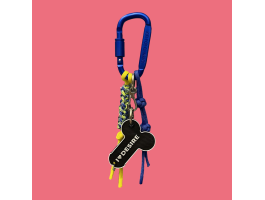 Брелок "I love Desire" в ассортименте с подвесом model-07 (синий с желто-синим шнуром)-foto2