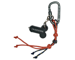 Брелок "I love Desire" в ассортименте с подвесом model-02 (серо оранжевый)