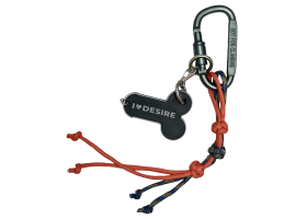 Брелок "I love Desire" в ассортименте с подвесом model-02 (серо оранжевый)