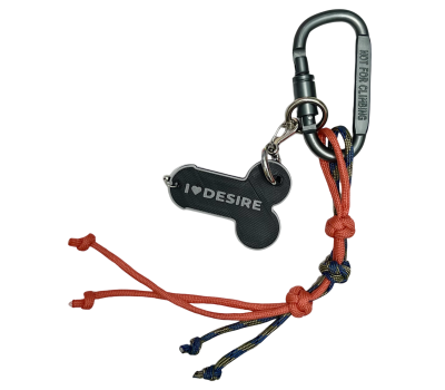 Брелок "I love Desire" в ассортименте с подвесом model-02 (серо оранжевый) Брелок "I love Desire" в ассортименте с подвесом model-02 (серо оранжевый)