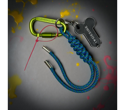 Брелок "I love Desire" в ассортименте с подвесом model-03 (зеленый с синим шнуром) Брелок "I love Desire" в ассортименте с подвесом model-03 (зеленый с синим шнуром)