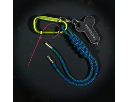 Брелок "I love Desire" в ассортименте с подвесом model-03 (зеленый с синим шнуром)-foto3