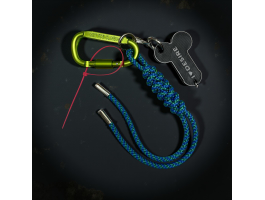 Брелок "I love Desire" в ассортименте с подвесом model-03 (зеленый с синим шнуром)-foto3