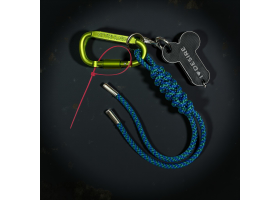 Брелок "I love Desire" в ассортименте с подвесом model-03 (зеленый с синим шнуром)-foto3