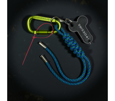 Брелок "I love Desire" в ассортименте с подвесом model-03 (зеленый с синим шнуром) Брелок "I love Desire" в ассортименте с подвесом model-03 (зеленый с синим шнуром)