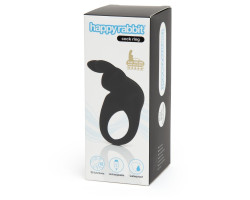 Эрекционное кольцо Happy Rabbit с вибрацией, черное-foto5