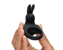 Эрекционное кольцо Happy Rabbit с вибрацией, черное-foto6
