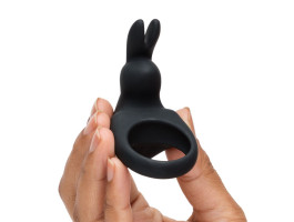 Эрекционное кольцо Happy Rabbit с вибрацией, черное-foto6