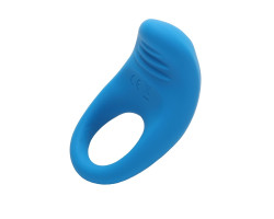 Эрекционное кольцо Romp Juke с вибрацией, синее-foto5