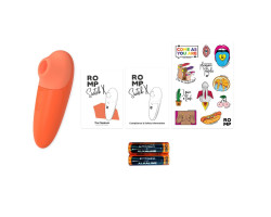 Бесконтактный клиторальный стимулятор Romp Switch X оранжевый-foto4