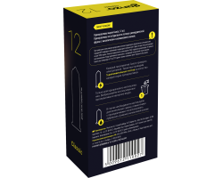 ПРЕЗЕРВАТИВЫ GANZO CLASSIC №12 BLACK EDITION (классические с обильной смазкой)-foto2