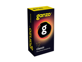 ПРЕЗЕРВАТИВЫ GANZO CLASSIC №12 BLACK EDITION (классические с обильной смазкой)