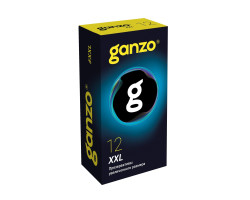 ПРЕЗЕРВАТИВЫ GANZO XXL №12 BLACK EDITION (увеличенного размера) ЧЕРНЫЕ 12 ШТ