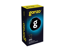 ПРЕЗЕРВАТИВЫ GANZO XXL №12 BLACK EDITION (увеличенного размера) ЧЕРНЫЕ 12 ШТ