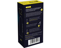 ПРЕЗЕРВАТИВЫ GANZO XXL №12 BLACK EDITION (увеличенного размера) ЧЕРНЫЕ 12 ШТ-foto2