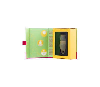 Набор менструальных чаш Satisfyer Feel confident Menstrual Cup (orange)