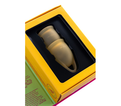 Набор менструальных чаш Satisfyer Feel confident Menstrual Cup (orange)