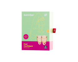 Набор менструальных чаш Satisfyer Feel confident Menstrual Cup (orange)-foto7