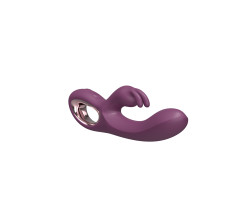 Силиконовый вибратор-кролик фиолетовый SW3021F-foto2