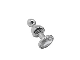 Анальная пробка Lollypop Double Ball White S 21070AL-foto2