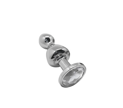 Анальная пробка Lollypop Double Ball White S 21070AL