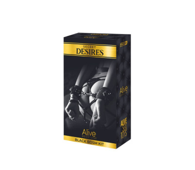 Набор аксессуаров Secret Desires Black BDSM Kit 33559AL