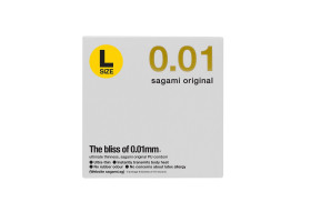 Презервативы Sagami Original 001 L-Size полиуретановые, увеличенного размера, 1 шт.