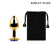 GOLDEN PLUG SMALL (втулка анальная) цвет кристалла светло-филетовый, L 72 мм, D